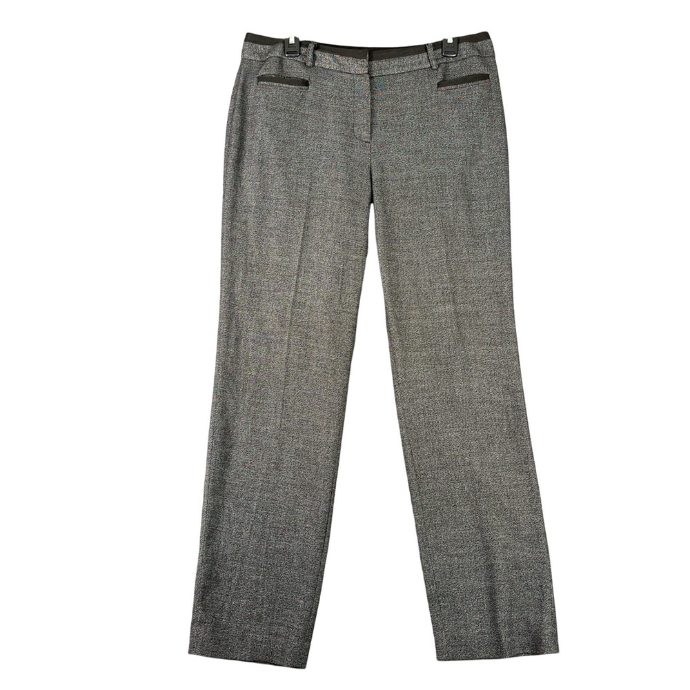 Zac & Rachel Stretch Straight Leg Dress Pants Gray Office‎ 12 Women Corporate
